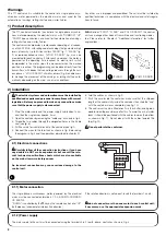 Preview for 2 page of Nice mindy TT1N Instructions And Warnings For The Fitter