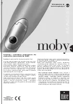 Preview for 73 page of Nice Moby 4000 Series Instructions And Warnings For The Fitter