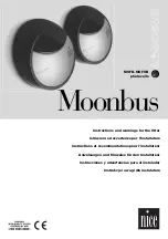 Preview for 1 page of Nice MOONBUS MOFB Instructions And Warnings For The Fitter