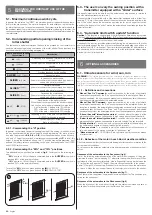 Preview for 36 page of Nice NX SOL MA 1014 SH BD Instructions And Warnings For Installation And Use