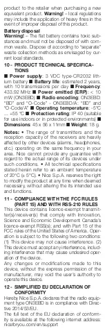 Предварительный просмотр 6 страницы Nice ON3EBD User Manual