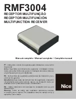 Предварительный просмотр 1 страницы Nice RMF3004 Complete Manual