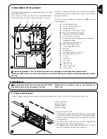 Предварительный просмотр 5 страницы Nice ROBO RO1040 Instructions And Warnings For The Fitter