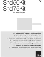 Nice Shel50Kit Instructions And Warnings For Installation And Use preview