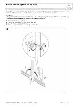 Предварительный просмотр 1 страницы Nice X-BAR barrier Operation Manual