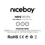 Предварительный просмотр 1 страницы Niceboy HIVE DROPS User Manual