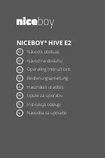 Niceboy HIVE E2 Operating Instructions Manual preview