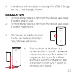 Предварительный просмотр 22 страницы Niceboy ION ORBIS Windows & Door User Manual