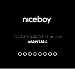 Niceboy ORYX K444 Mechanicus Manual preview