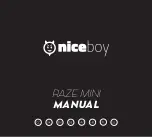 Предварительный просмотр 1 страницы Niceboy RAZE MINI Manual