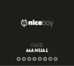 Предварительный просмотр 1 страницы Niceboy RAZE Manual