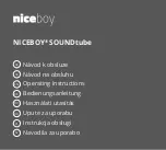 Предварительный просмотр 1 страницы Niceboy SOUNDtube Operating Instructions Manual