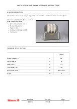 Preview for 4 page of NICEM ASBC8S Installation, Use And Maintenance Instructions