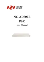 NiceUC NC-AD300E User Manual preview