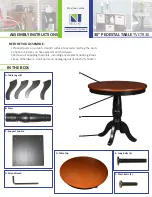 Preview for 1 page of Niche TVCTR30 Assembly Instructions