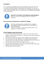 Preview for 5 page of Nickel-Electro Clifton Range NE9-112S Manual