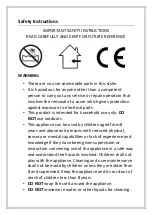 Preview for 3 page of Nicky Clarke Frizz Control NHA046 Instruction Booklet