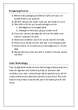 Preview for 7 page of Nicky Clarke Frizz Control NHA046 Instruction Booklet