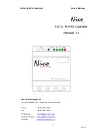 Preview for 1 page of Nico Technology 1201L-1K RTD User Manual