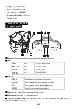 Предварительный просмотр 20 страницы Nicols BIRDY 25 MB Manual