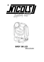 Preview for 1 page of Nicols BIRDY 300 LED User Manual