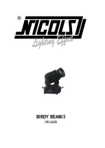 Предварительный просмотр 9 страницы Nicols BIRDY BEAM/3 User Manual