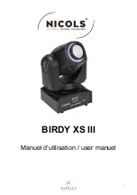 Nicols BIRDY XS III User Manual preview