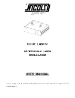 Nicols Blue Laser User Manual preview