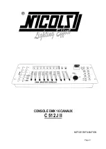 Nicols C 512 J II User Manual preview