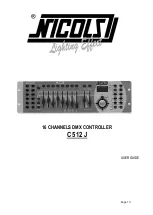 Предварительный просмотр 14 страницы Nicols C 512 J User Manual