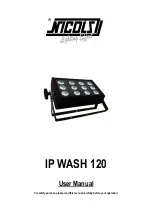 Preview for 7 page of Nicols IP WASH 120 User Manual