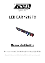 Nicols LED BAR 1215 FC User Manual preview