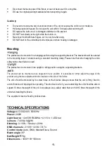 Preview for 16 page of Nicols LED BAR 1215 FC User Manual