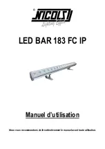 Preview for 1 page of Nicols LED BAR 183 FC IP User Manual