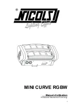 Nicols MINI CURVE RGBW User Manual preview