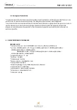 Preview for 3 page of Nicols PAR LED 1210 Z User Manual