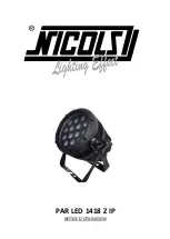 Nicols PAR LED 1418 Z IP User Manual preview