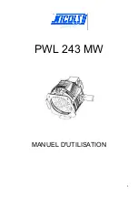 Nicols PWL 243 MW Operating Instructions Manual preview