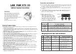 Preview for 5 page of Nicols PWL 243 MW Operating Instructions Manual