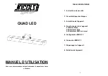 Preview for 1 page of Nicols QUAD LED Quick Start Manual