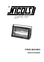 Preview for 1 page of Nicols STROB 3000 DMX User Manual