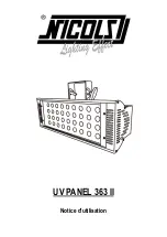 Nicols UV PANEL 363 II User Manual preview