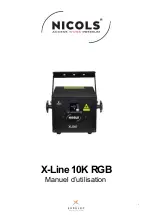 Preview for 1 page of Nicols X-Line 10K RGB User Manual