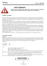 Preview for 19 page of Nicols X-Line 10K RGB User Manual