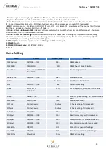 Preview for 22 page of Nicols X-Line 10K RGB User Manual