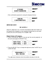 Предварительный просмотр 16 страницы NiCom RSL900 Operator'S And Service Manual