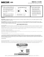 Предварительный просмотр 2 страницы NICOR EMB250 -10-UNV Installation Instructions