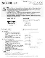 Preview for 1 page of NICOR EML7 Installation Instructions