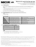 Предварительный просмотр 3 страницы NICOR LED ECL3 Installation Instructions