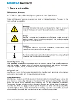 Preview for 3 page of Nicotra Gebhardt FAN Commander 200 Operating Manual